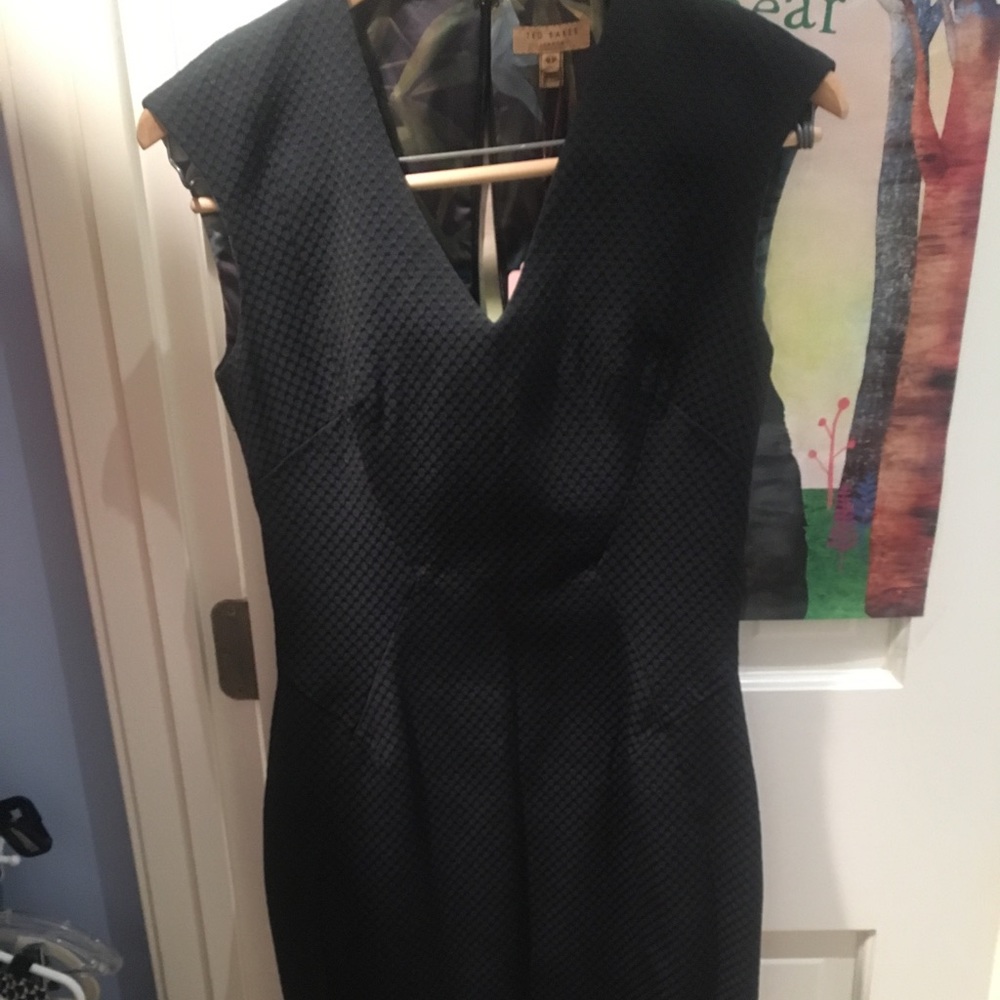 Ted baker London blue tailored dress